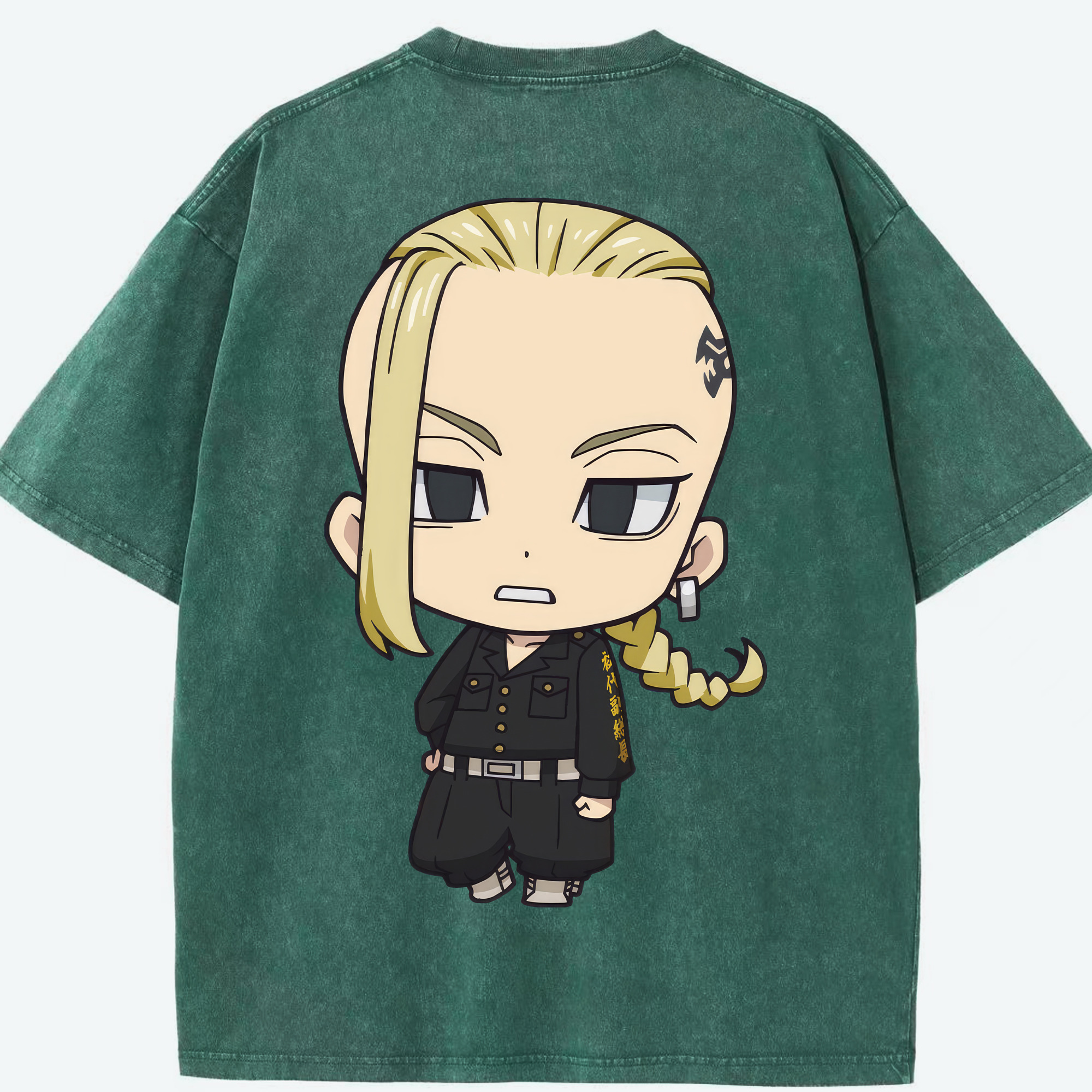 （画像用） 東京リベンジャーズ Tokyo Revengers 綿100% ヴィンテージ風 半袖Tシャツ（背面プリント）